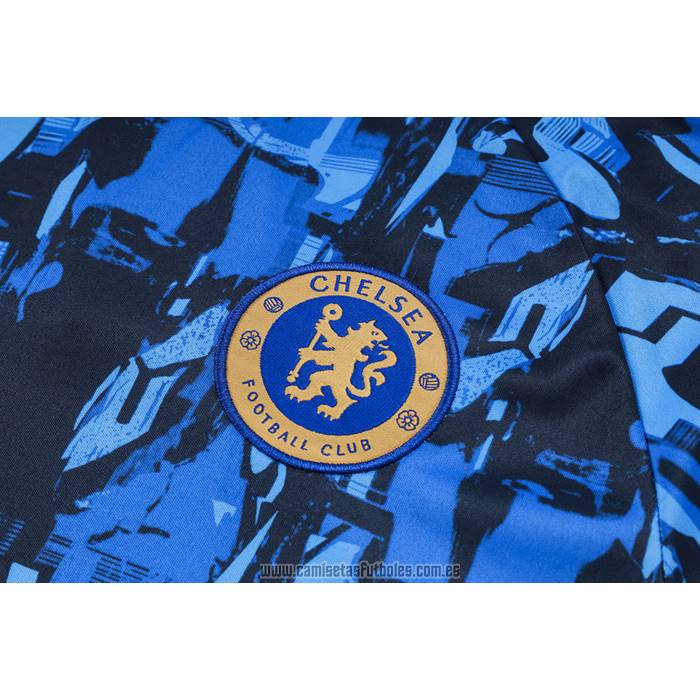 Chandal del Chelsea Manga Corta 2023-2024 Azul - Pantalon Corto